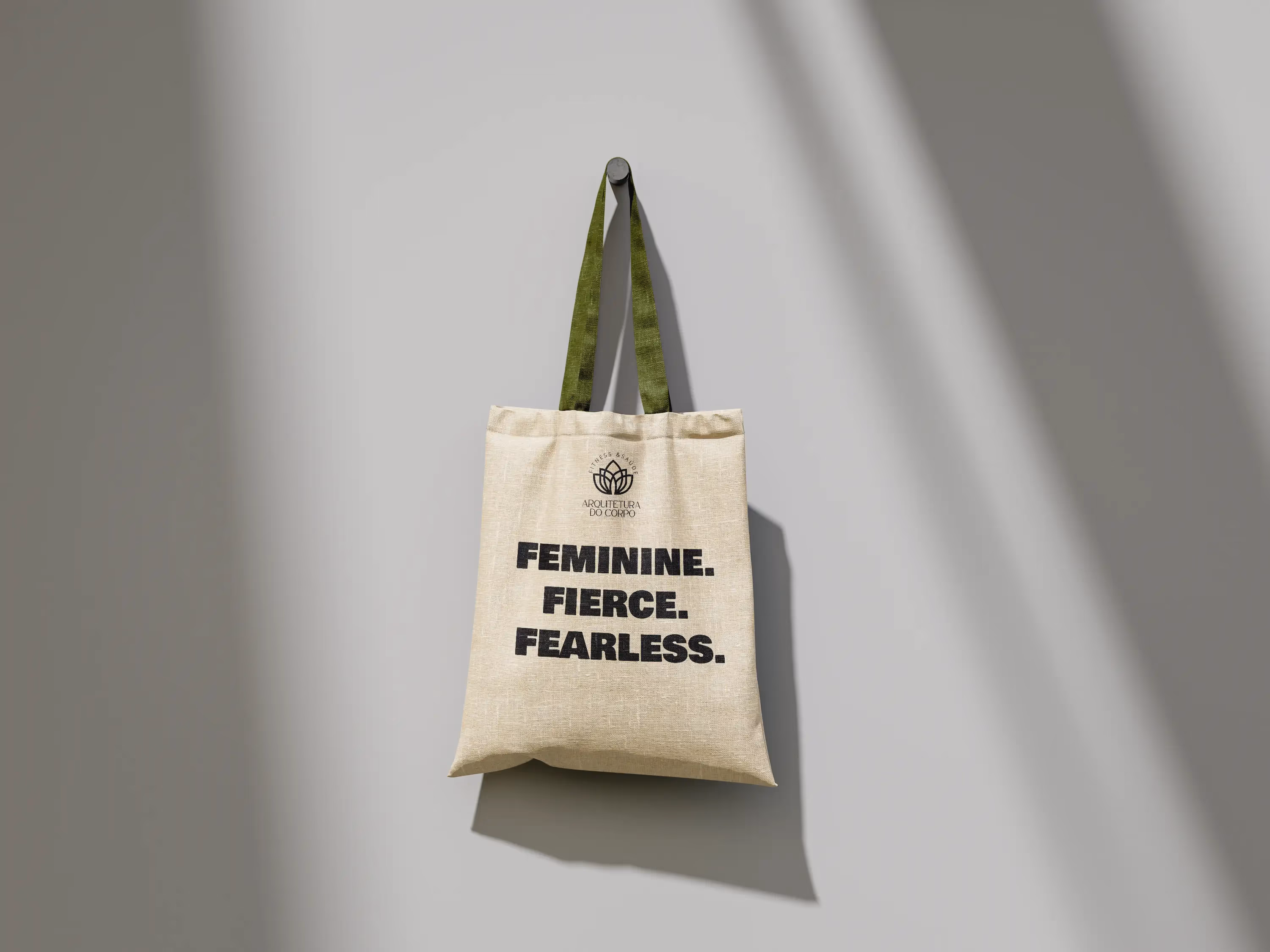 Tote bag com logotipo Arquitetura do Corpo